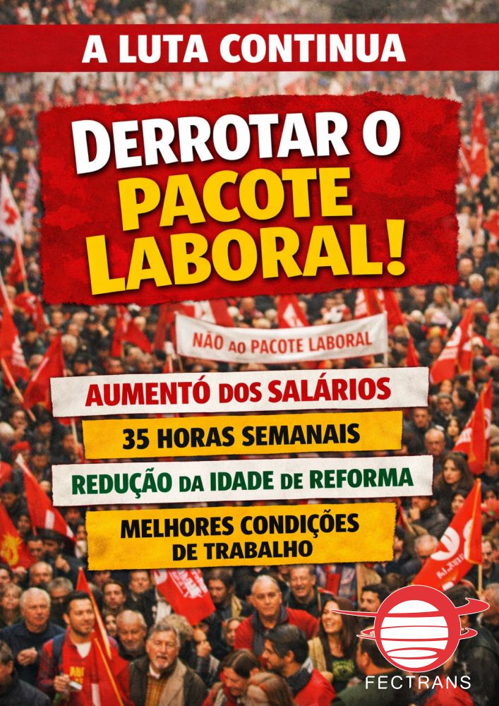 Cartaz Luta Continua 2026