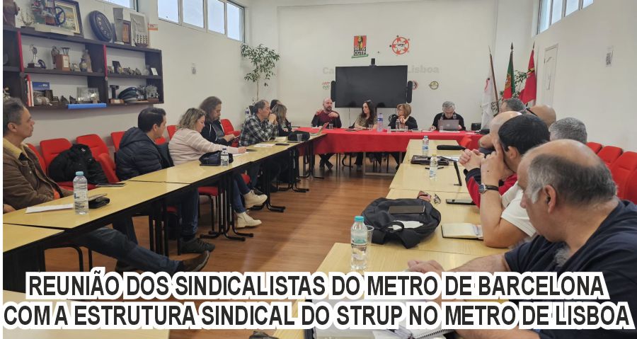 Reunião dirigentes Metro Barcelona e Metro de Lisboa